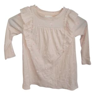 Cat & Jack Girls Dress Floral Pink Size 3T Toddler Cottagecore Botanical Whimsy